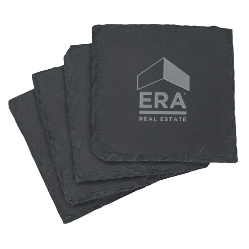 Slate Coaster Set-ERA Engraved