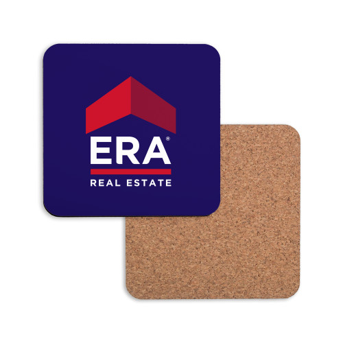 Hardboard Coaster w/Cork Backing-ERA