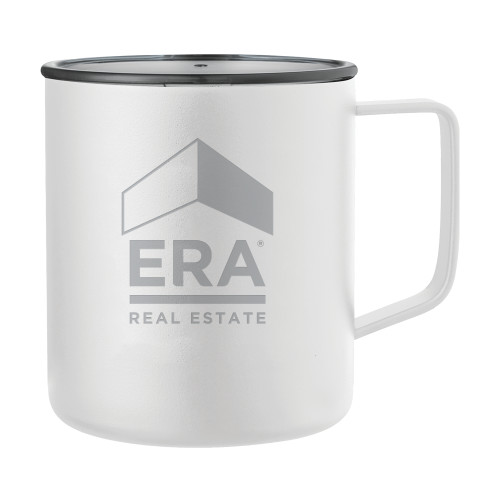 Rover Camp Vacuum Insulated White Mug 14oz-ERA Engraved