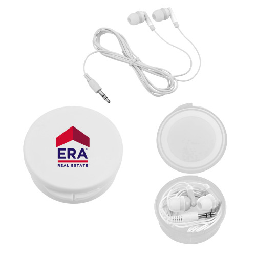 Ear Buds in White Case-ERA