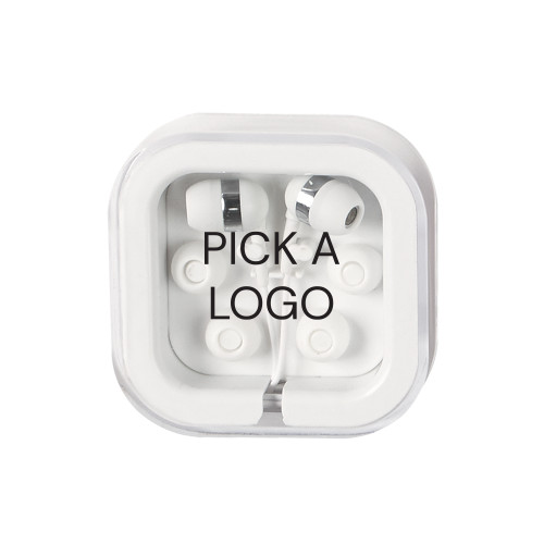  Ear Buds in Clear Square Case - ERA