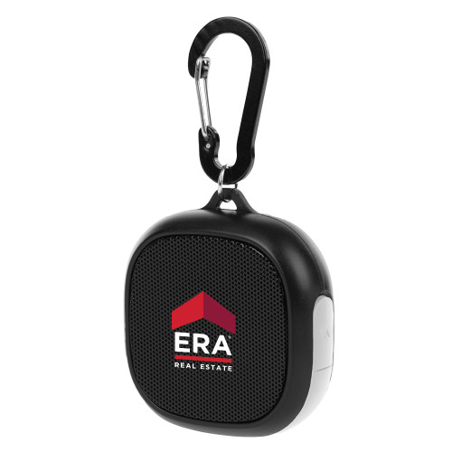 Black/White Waterproof Speaker w/ Carabiner-ERA
