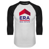 Thumbnail image for  White/Black Raglan Baseball T Shirt