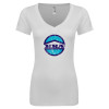 Thumbnail image for  Next Level Womens White Ideal V Tee