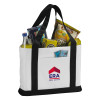 Thumbnail image for  Contender White/Black Canvas Tote