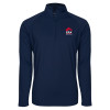 Thumbnail image for  Sport Tek Navy Sport Wick Stretch 1/2 Zip Pullover