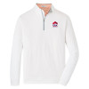 Thumbnail image for  Peter Millar White Perth Performance 1/4 Zip