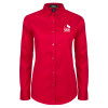 Thumbnail image for  Womens Red Twill Button Down Long Sleeve 