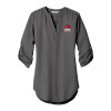 Thumbnail image for  Womens Grey 3/4 Sleeve Tunic Blouse