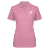 Thumbnail image for  Womens Silk Touch Light Pink Pique Polo