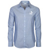Thumbnail image for  Womens Light Blue Poplin Crosshatch Long Sleeve Shirt 