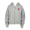 Thumbnail image for  ENZA Womens Grey Boxy Full Zip Hood