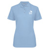 Thumbnail image for  Womens Silk Touch Light Blue Pique Polo