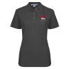 Thumbnail image for  Womens Silk Touch Charcoal Pique Polo