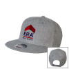 Thumbnail image for  Heather Grey Wool Blend Flat Bill Snapback Hat