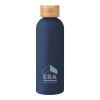 Thumbnail image for  Blair Navy Stainless Steel Bottle w/ Bamboo Lid 17 oz