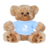 Thumbnail image for  Plush Big Paw 8 1/2 inch Brown Bear w/Light Blue Shirt