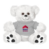 Thumbnail image for  Plush Big Paw 8 1/2 inch White Bear w/Grey Shirt