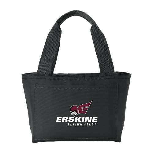  Insulated Black Lunch Tote - Erskine Flying Fleet Stacked