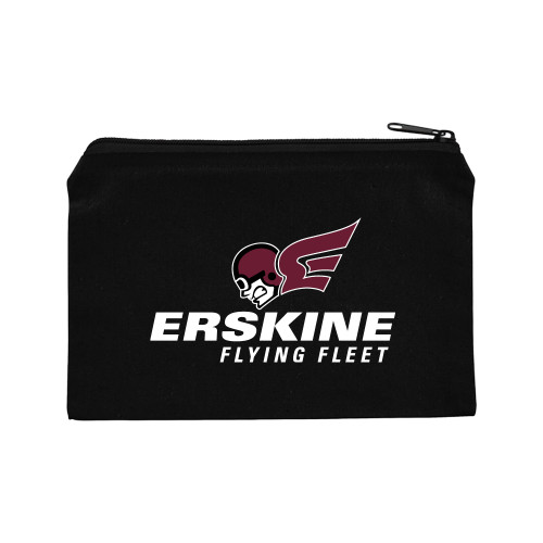  8oz. Black Cotton Travel Pouch - Erskine Flying Fleet Stacked