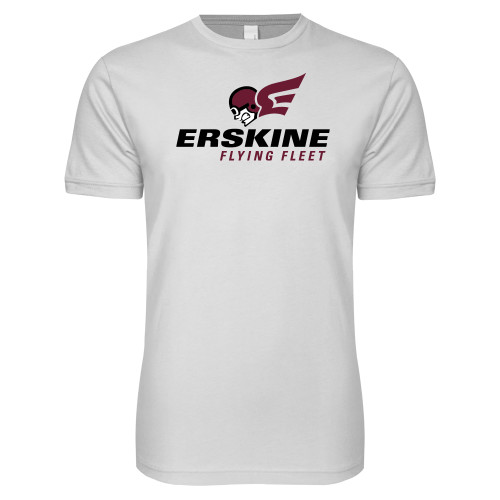  Next Level White SoftStyle T Shirt - Erskine Flying Fleet Stacked