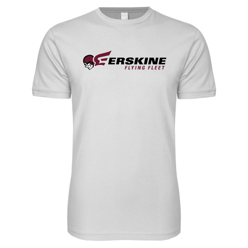  Next Level White SoftStyle T Shirt - Erskine Flying Fleet Horizontal