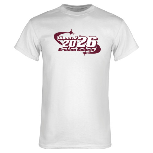  White T Shirt - Erskine College - CLASS OF 2026