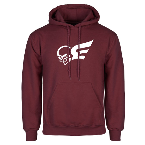  Maroon Fleece Hoodie - Flying Fleet Mascot