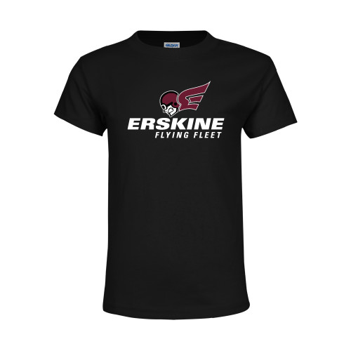  Youth Black T Shirt - Erskine Flying Fleet Stacked
