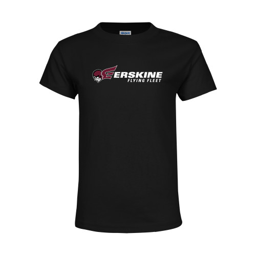  Youth Black T Shirt - Erskine Flying Fleet Horizontal