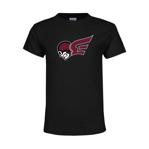  Youth Black T Shirt - Flying Fleet Mascot