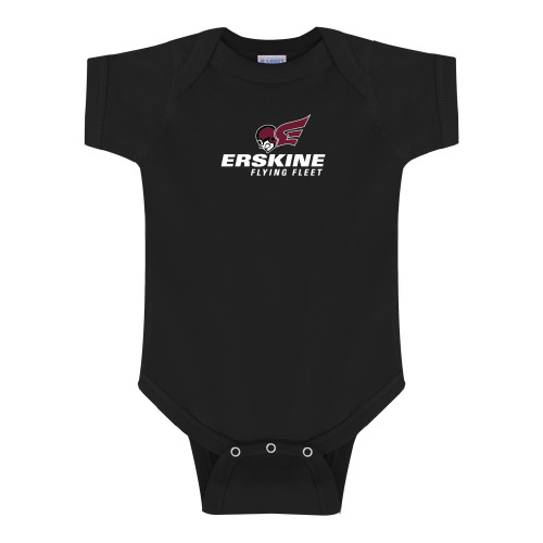  Black Infant Onesie - Erskine Flying Fleet Stacked