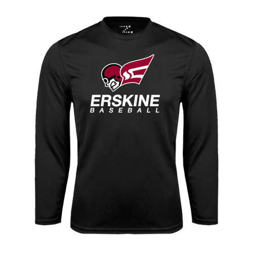  Black Performance Long Sleeve Shirt - Baseball