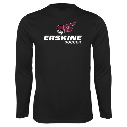  Black Performance Long Sleeve Shirt - Soccer
