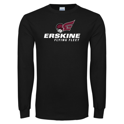  Black Long Sleeve T Shirt - Erskine Flying Fleet Stacked