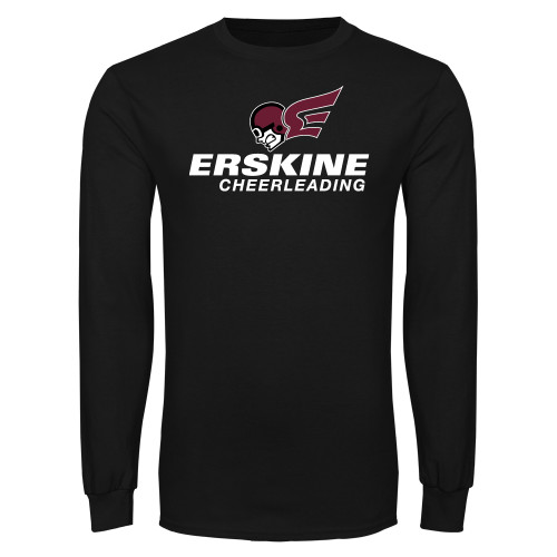  Black Long Sleeve T Shirt - Cheerleading