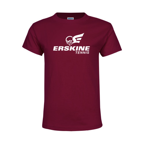  Youth Maroon T Shirt - Tennis