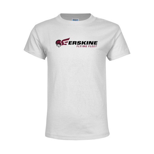  Youth White T Shirt - Erskine Flying Fleet Horizontal