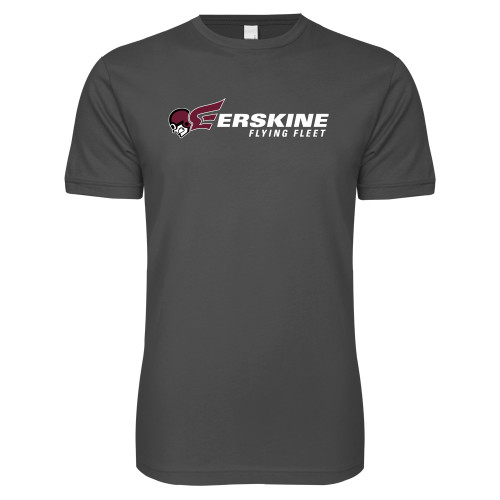  Next Level Charcoal SoftStyle T Shirt - Erskine Flying Fleet Horizontal