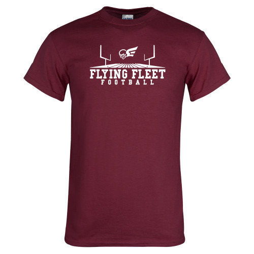  Maroon T Shirt - Erskine Flying Fleet Football