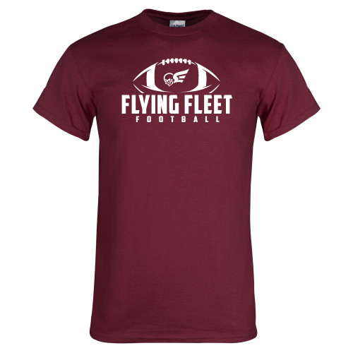 Maroon T Shirt - Flying Fleet Football