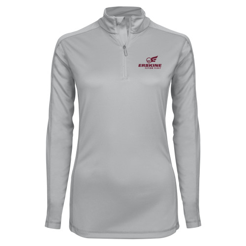  Syntrel Womens Platinum Interlock 1/4 Zip - Erskine Flying Fleet Stacked