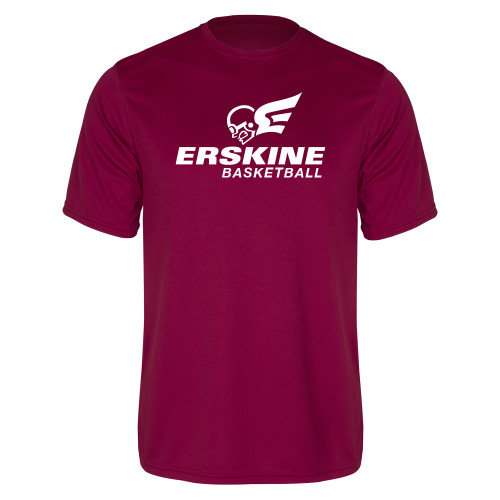  Maroon Performance Tee - Basketball