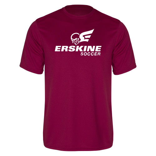  Maroon Performance Tee - Soccer