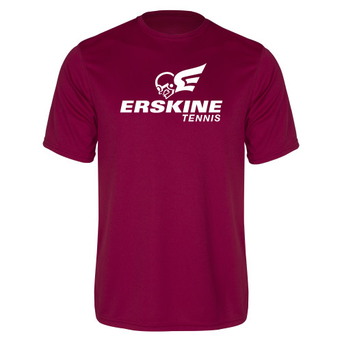  Maroon Performance Tee - Tennis