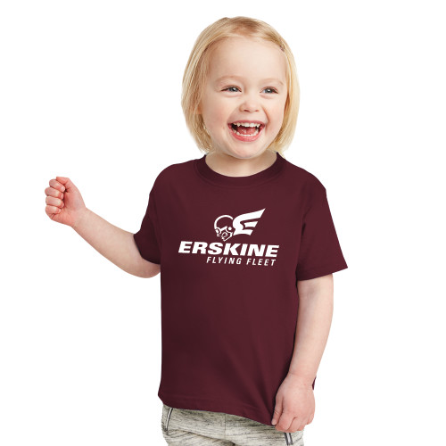  Toddler Maroon T Shirt - Erskine Flying Fleet Stacked