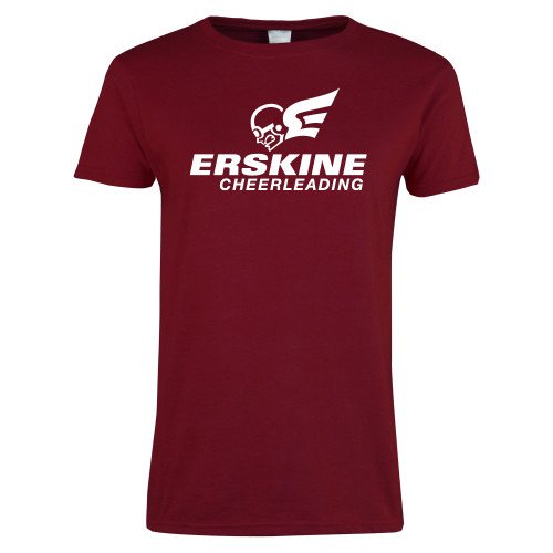  Next Level Womens Cardinal Short Sleeve Tee - Cheerleading