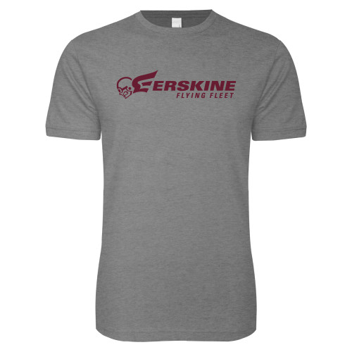  Next Level Heather Grey SoftStyle T Shirt - Erskine Flying Fleet Horizontal
