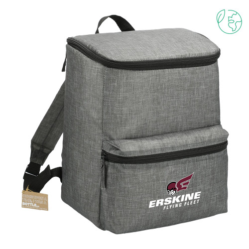 Excursion Charcoal Recycled 20 Can Backpack Cooler - Erskine Flying Fleet Stacked
