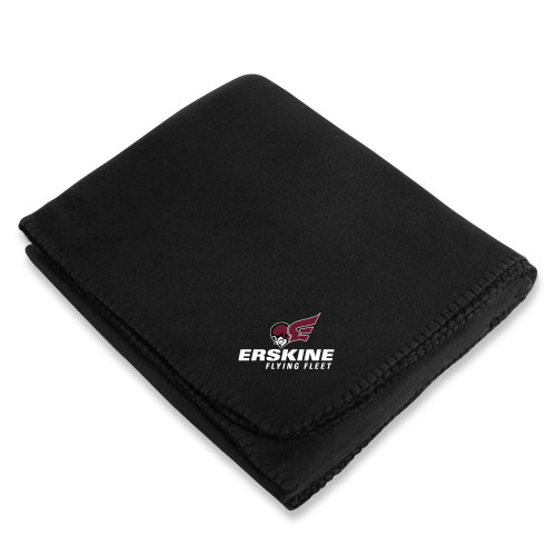  Black Arctic Fleece Blanket - Erskine Flying Fleet Stacked